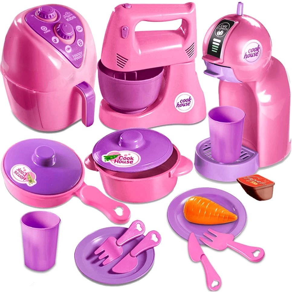 Kit 19 Peças Cozinha Infantil Brinquedo Faz de Conta Master Chef.