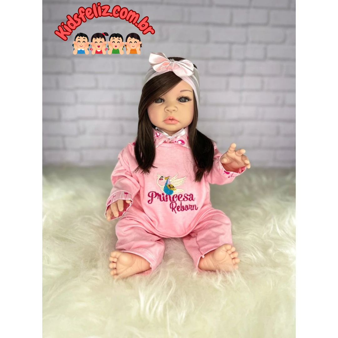 Bebê Reborn Maysa Boneca 100% Silicone Original - Últimas Unidades!