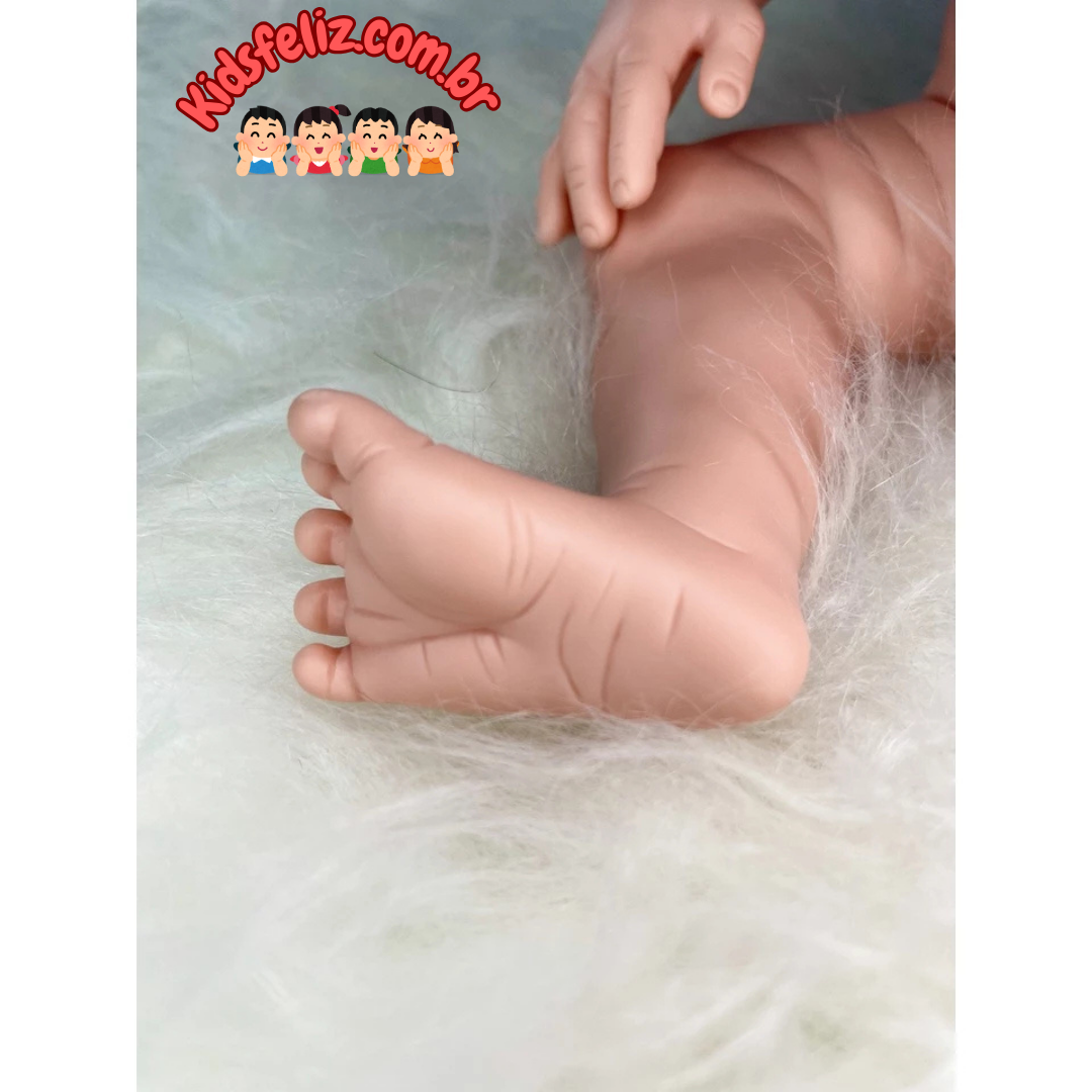 Bebê Reborn Maysa Boneca 100% Silicone Original - Últimas Unidades!