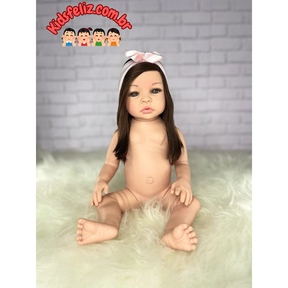 Bebê Reborn Maysa Boneca 100% Silicone Original - Últimas Unidades!