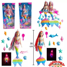 Boneca Mágica com Golfinho - Musical com LED